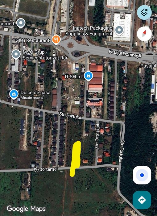 Teren str. Ortansei Olteni