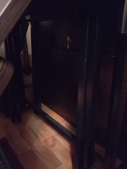 стол складной черный