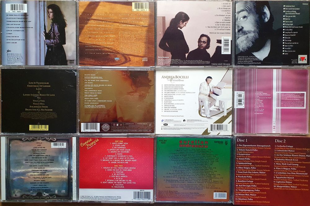 CD-uri originale cu muzica pop-rock (multe USA)