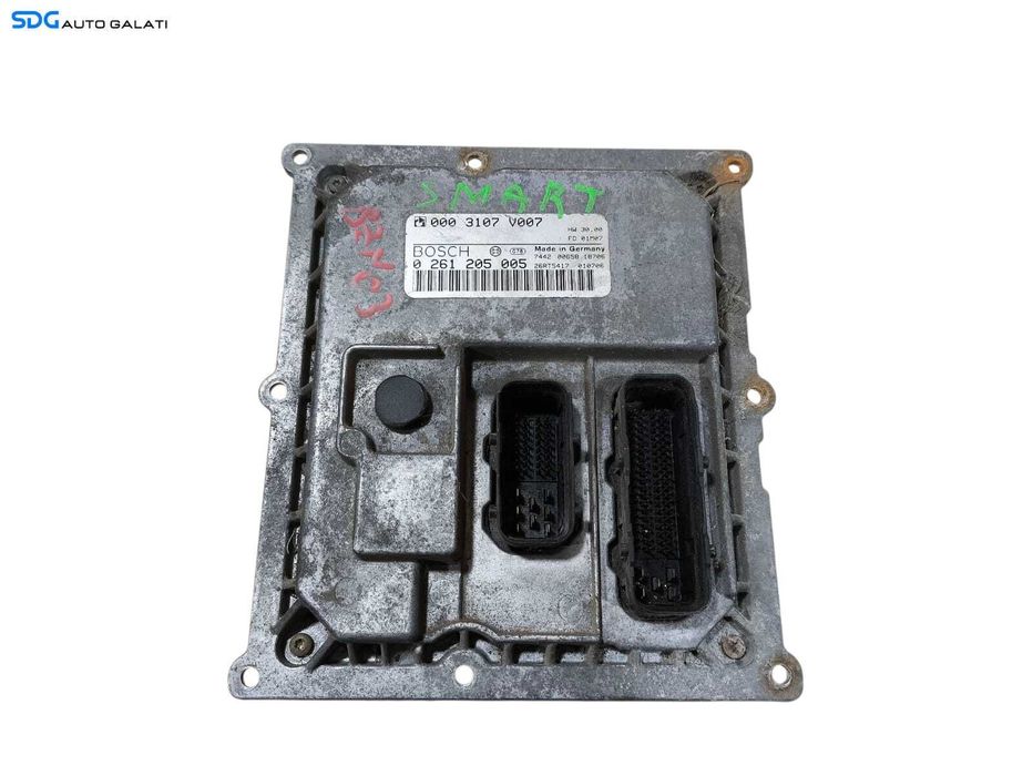 ECU Calculator Motor Bosch Smart Fortwo 0.6 Benzina 1998 - 2006 Cod 0003107V007 0261205005 [LR1632] [LR1633]