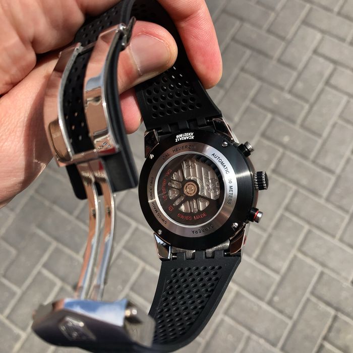 Tagheuer  tacymetre black