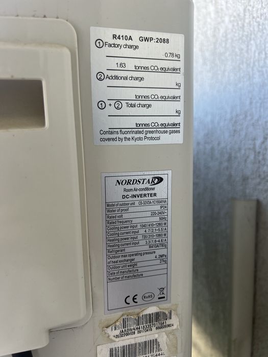 AC Nordstar invertor 12000 btu