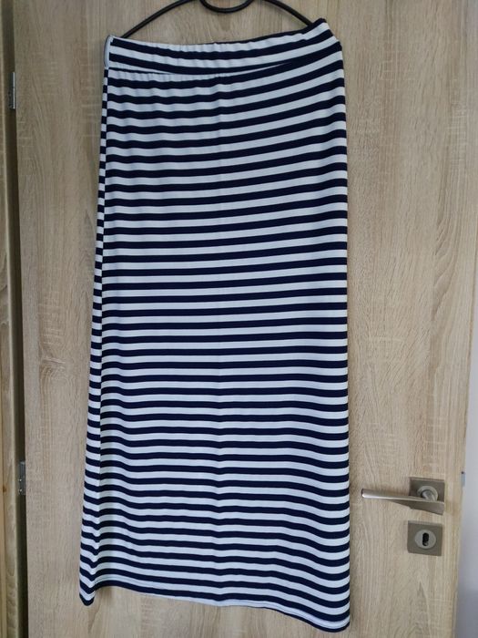 Дълга пола на райета + подарък