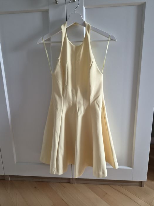 Светложълта лятна рокля Zara