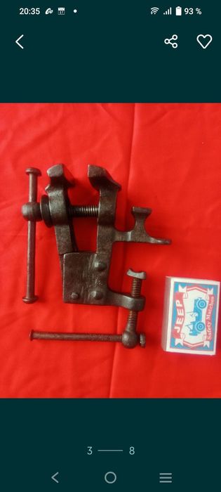 Тиски , кук синяя лампа , уровень , замок , пломбиратор , ножницы СССР