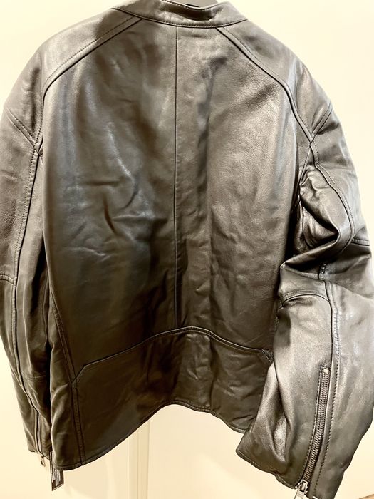 Geaca de piele naturala moderna Xl marca Autograph