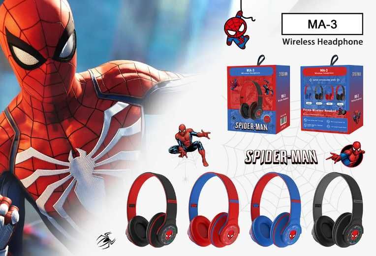 Безжични Bluetooth слушалки Стич/Куроми/Мики/Мини Маус/Спайдърмен