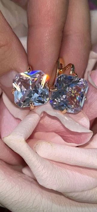 Серьги  из розового золота 585 пробы