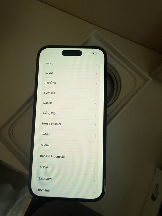 Iphone 14 pro в к-т с калъф и оригинален кабел  за зареждане, черен