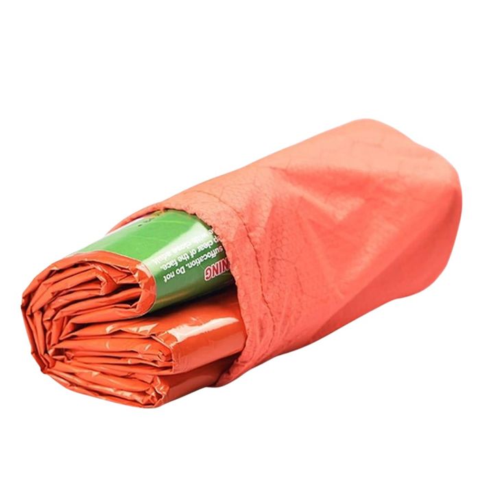 Sac dormit IdeallStore®, Sleep Tight, polietilena, 210x90, portocaliu