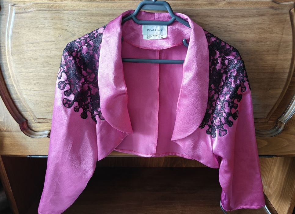 Bolero Roz Satinat