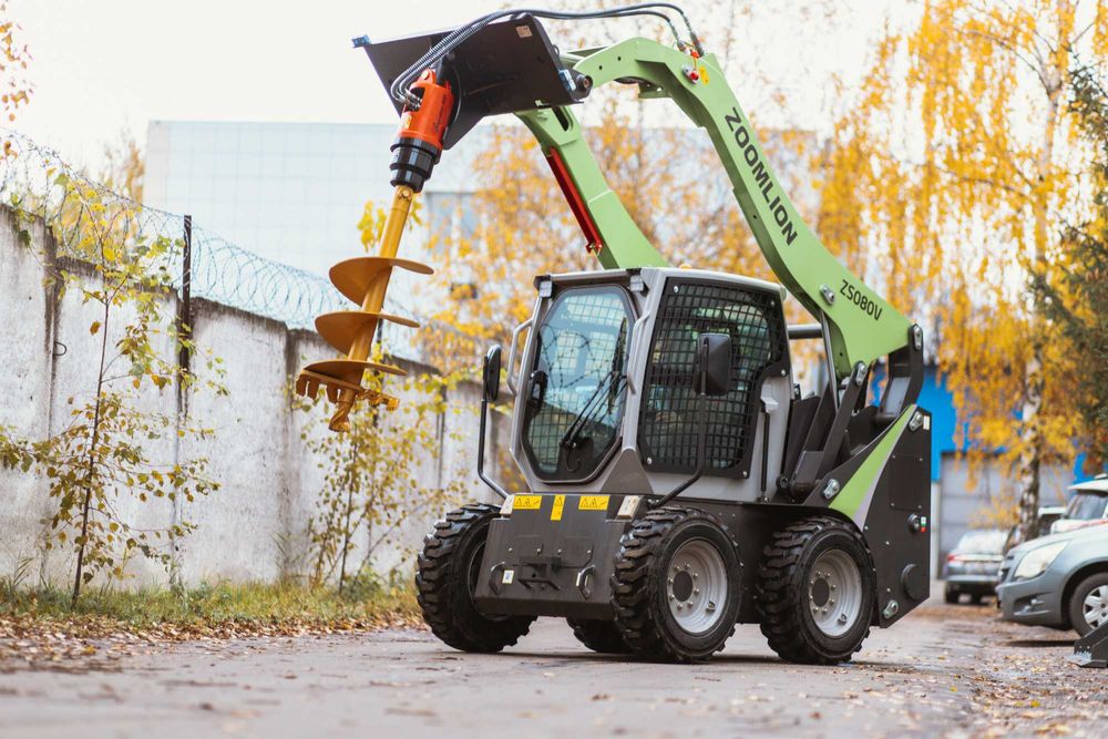 Гидровращатель (ямобур) Impulse M5 на мини-погрузчик JCB SSL 175