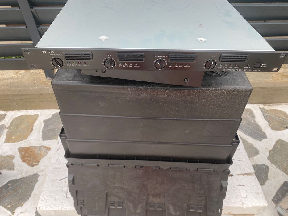 Vând amplificator toa a1706/da 250f unitate centrală ts770
