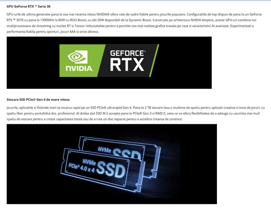 Laptop Gaming ASUS ROG Zephyrus M16 OLED GU603,Intel i9-11900H,Sigilat