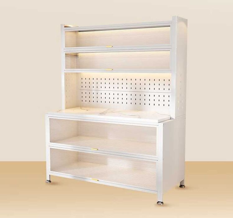 Шкаф с прозрачной дверцей/организованное хранение посуды