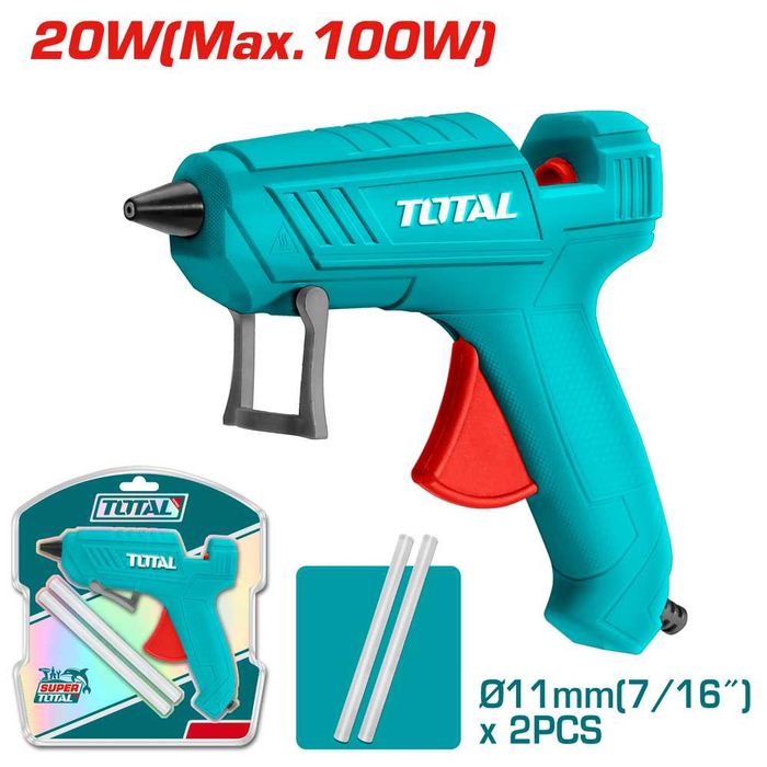 Пистолет за топло лепене TOTAL, 100 W - TL TT101116