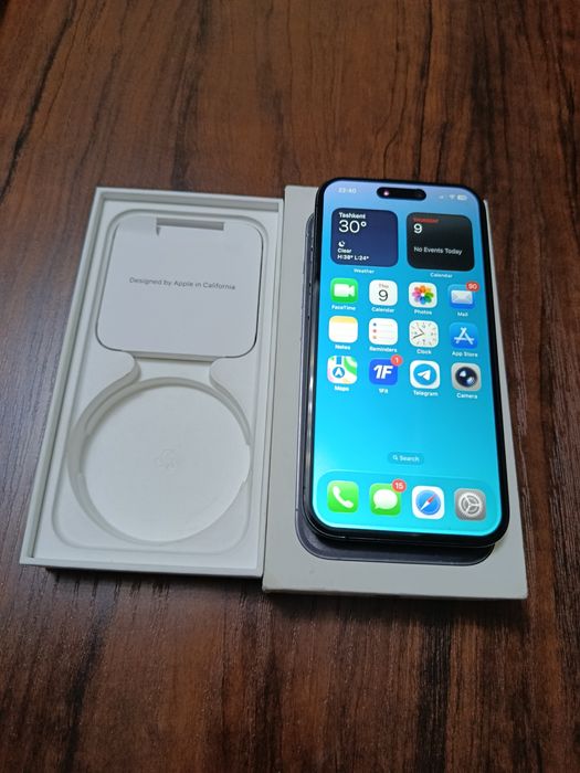 Продам свой iphone 15 pro, 256 black