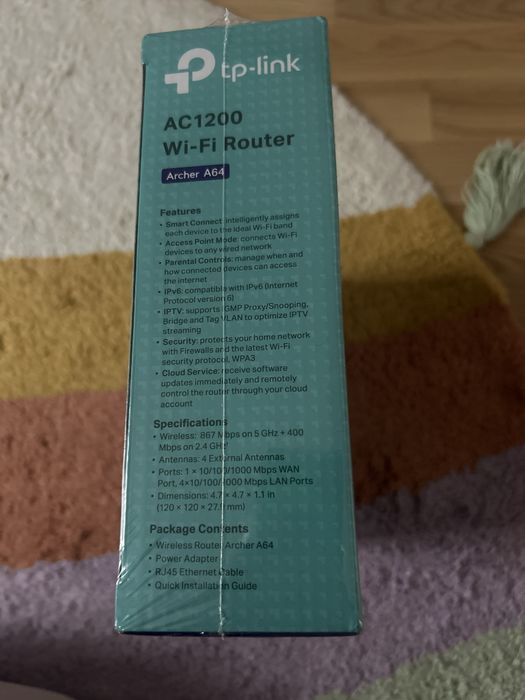 Router wireless TP-Link Archer A64 AC 1200 nou si sigilat