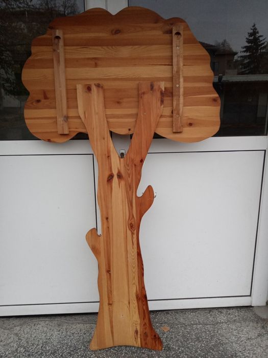 ПРОМО ЦЕНА Дървена Закачалка (Ябълково Дърво) Ръчна Изработка