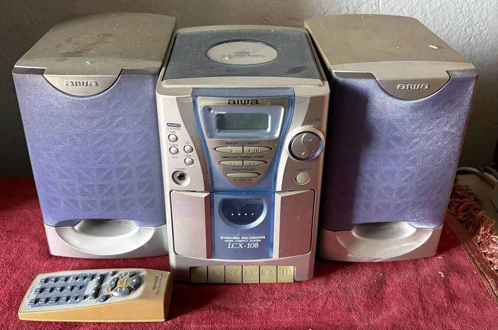 Radio cd si caseta aiwa