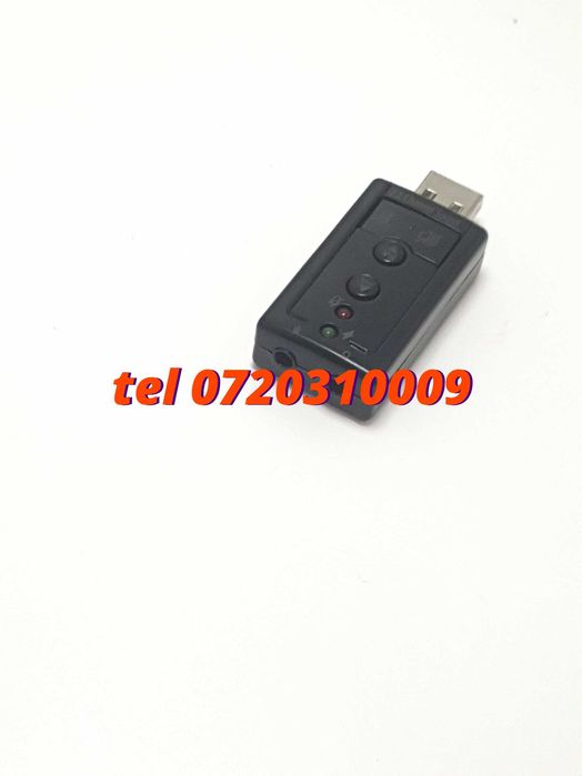 Placa De Sunet Usb Virtual 7.1 Plug And Play Pentru Conectare Dispozitive Usb Compatibile Pentru Conectare Echipamente Compatibile Ref 1491