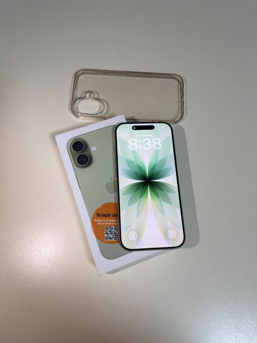 iPhone 17  Nou Sage Verde  5G,  100% Baterie 14 Pro max 17 Pro