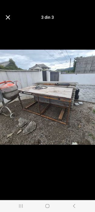 Masa vibranta d3 2 metri ×1 metru