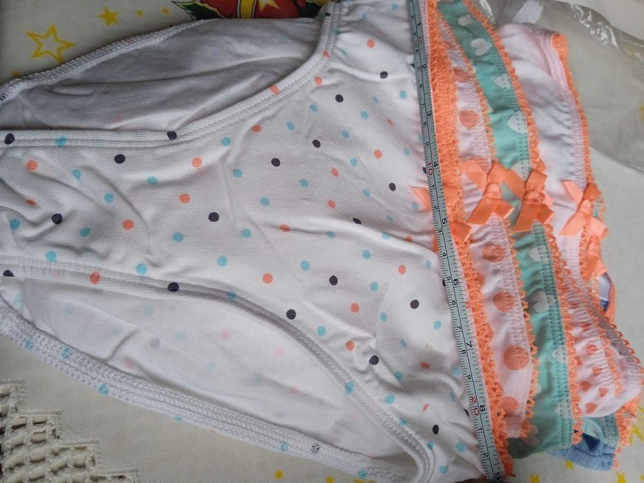 НОВ комлект детски бикини/потници Tchibo - размер 122-128, 18 броя