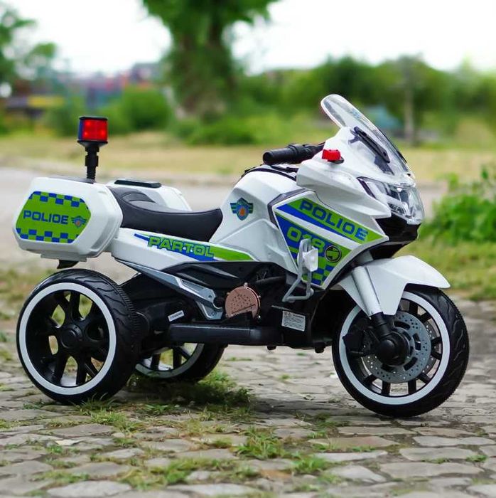 Motocicleta electrica pentru copii 3–7 ani lumini, sunete, MP3, LED