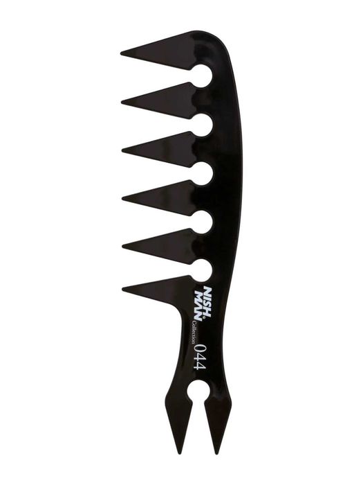NISHMAN Hair Comb 044 – Професионален двустранен гребен