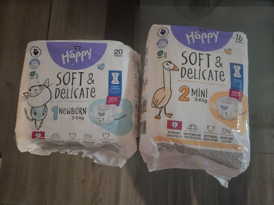 Pampers Happy nr 1 și nr 2
