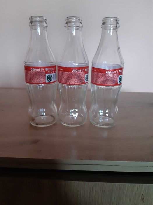 Бутилки (три броя) от Coca-Cola от 0.200 mll