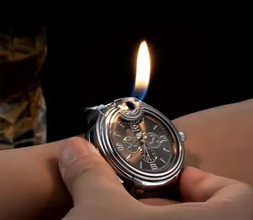 Ceas Bărbați cu bricheta , nou sigilat