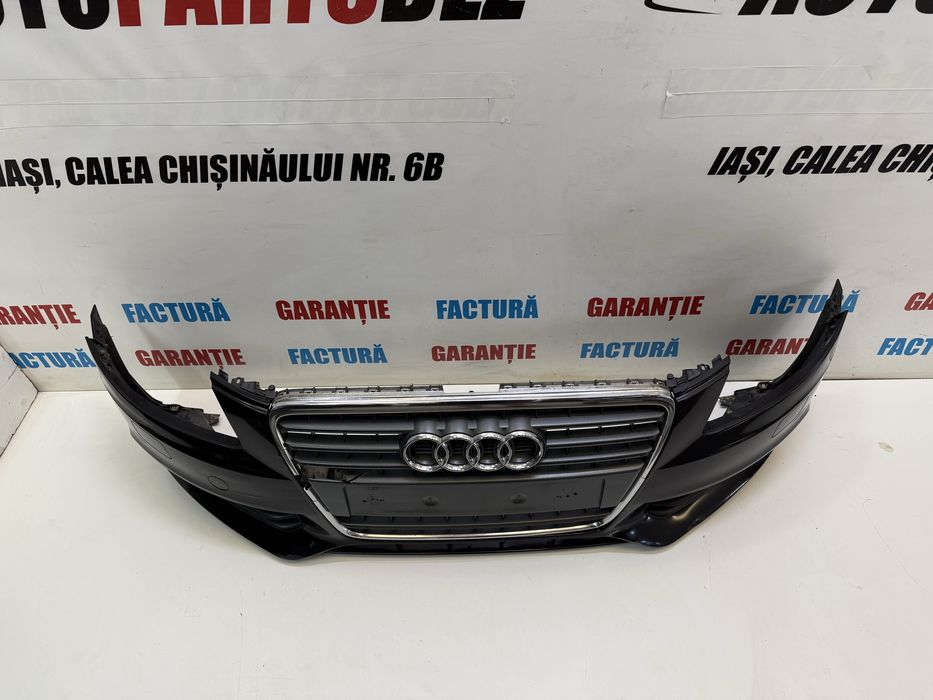 Bara spoiler fata spalatoare proiectoare Audi A4 B8 neagra negru LZ9Y