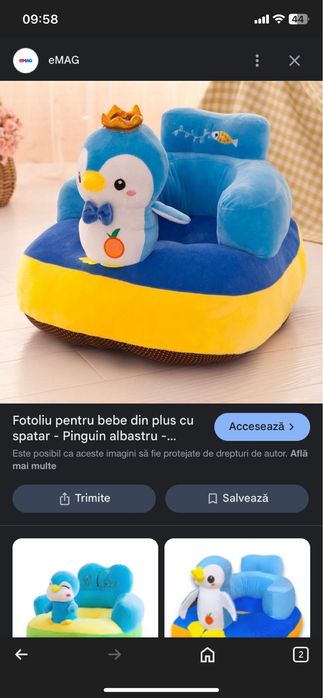 Fotoliu bebe copil scaunel