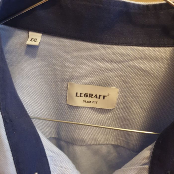 Camasa Legraff,,barbati,  mar XXL,bleu deschis