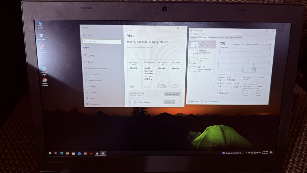 Lenovo Thinkpad T460 I5 gen 6