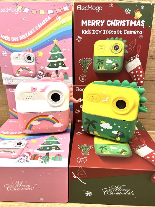 ПРОМО! Нов Детски фотоапарат с принтер за моментален печат