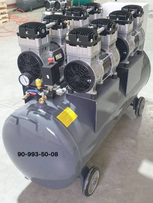 Безшумный безмасляный компрессор SAAB 350L 380W air kompressor optom