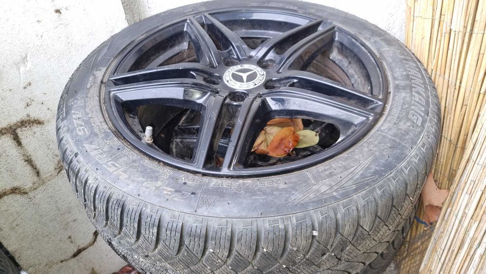 set roti jante  anvelope 235 45 17 iarna mercedes c w205 cu senzori