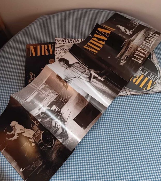Kurt Cobain, Nirvana Live At Reading, rar, de coectie, emblematic Rock