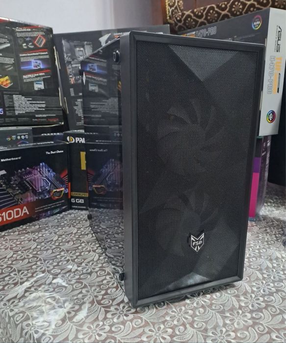 Мощный Игровой ПК (i3-12100F / GTX 1650 GDDR6 / 16GB / SSD+HDD)