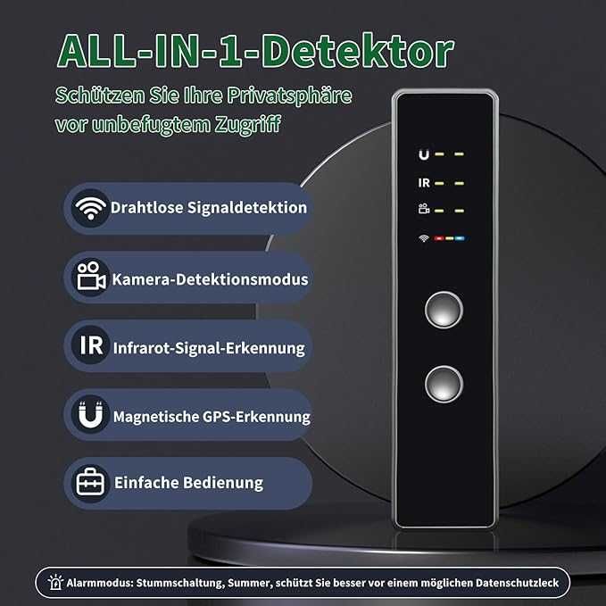 Многофункционален детектор, търсач на камери и сигнали FJJVFF