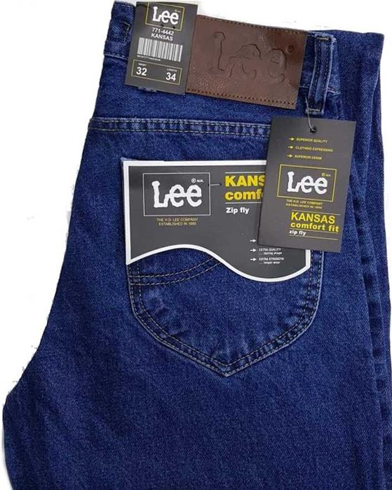 Джинсы "Rifle" и "Lee" (плотный деним трёх оттенков)