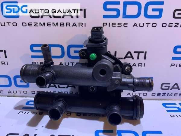 Corp Carcasa Termostat cu Senzor Temperatura Apa Renault Laguna 2 2.2 DCI 2001 - 2007