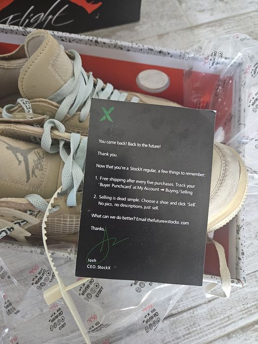 Маратонки Jordan 4 retro off-white “sail”;