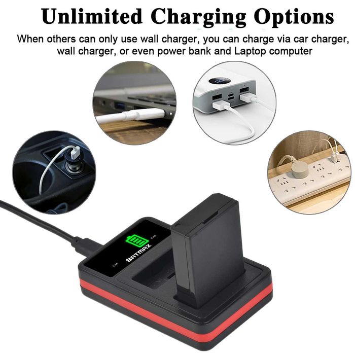 Set 2 acumulatori LP-E10 incarcator Canon 1100D 1200D 1300D 2000D 4000