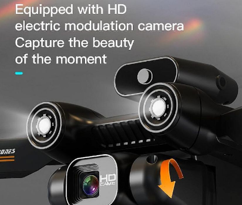 Професионален дрон с 8K HD камера,  Dual камери - Въздушни снимки и ви