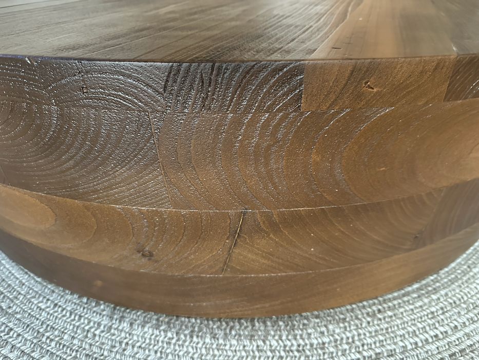 Масивна дървена маса от два модула