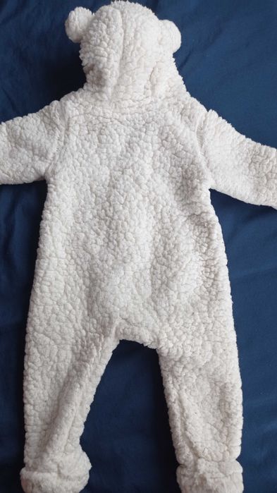 Пухен гащеризон за бебе 62 см HM